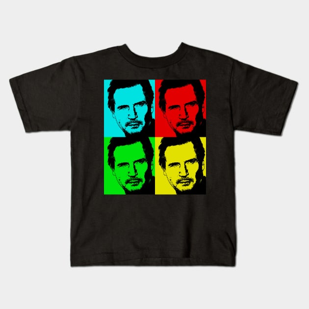 liam neeson Kids T-Shirt by oryan80